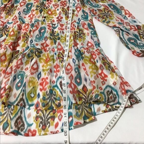 Anthropologie Maureen Babydoll Long Sleeve Tunic Top New With Tag Size XS - Picture 4 of 9